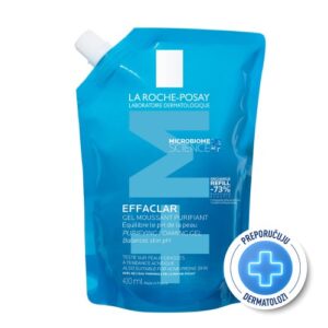 LA ROCHE-POSAY Effaclar pjenušavi gel za čišćenje 400ml REFILL