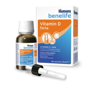 HUMANA Benelife Vitamin D forte/DHA kapi 15ml