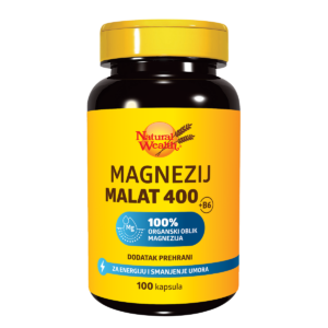 NW MAGNEZIJ malat + B6 kapsule a100